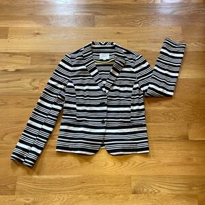 Loft striped blazer
